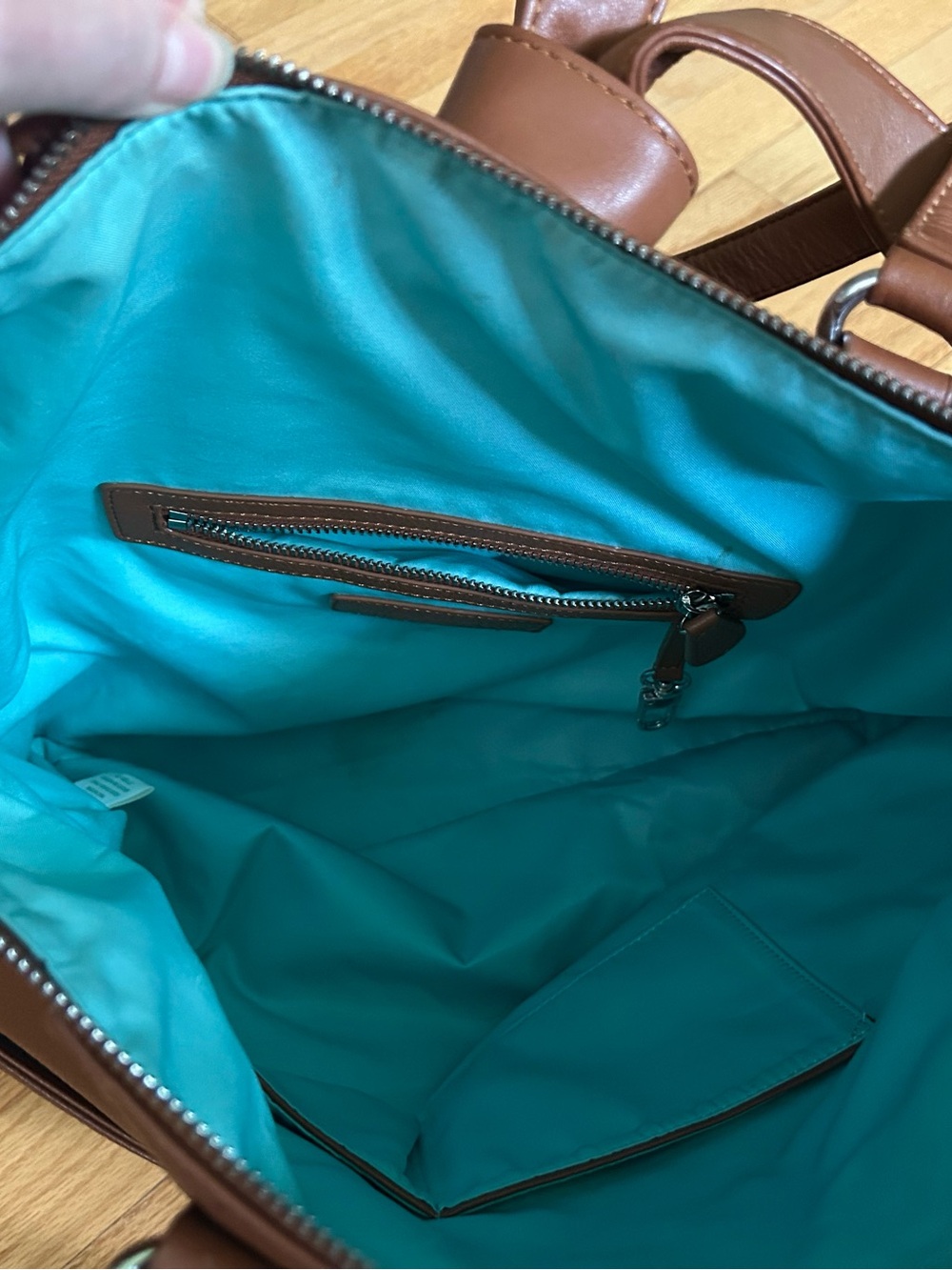 Lily Jade Shaylee Convertible Diaper Bag Backpack Leather - Picture 9 of 12